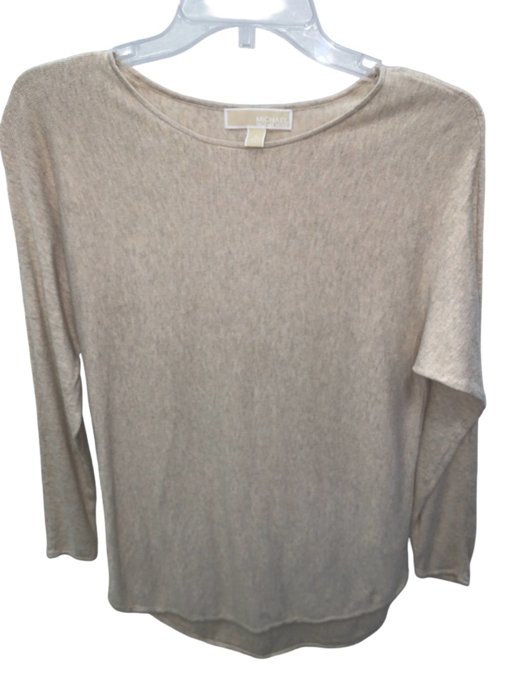 Michael Kors Biege Ladies Tunic Top Size Small